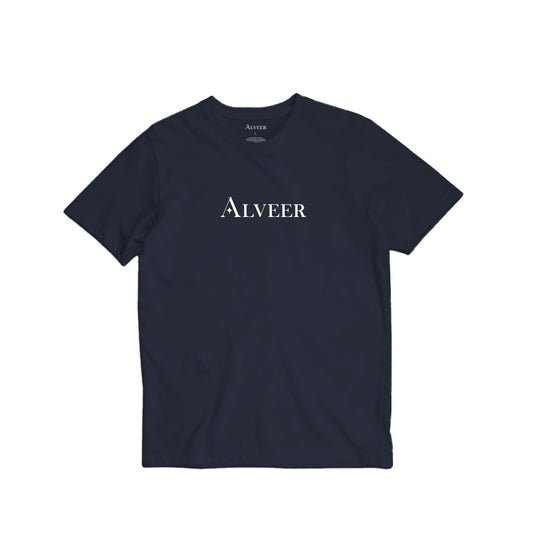 Alveer Men's HEAVY Tee Navy Made of high-quality 100% cotton